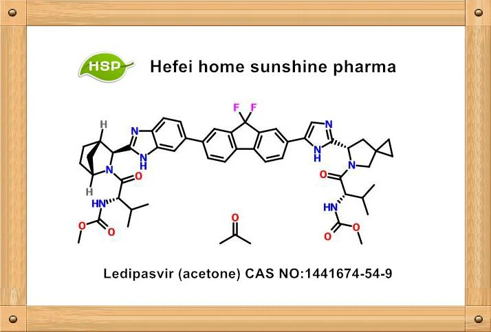 Ledipasviiri (asetoni) CAS 1441674-54-9