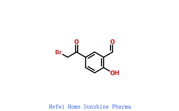 5- (2-bromiasetyyli) -2-hydroksibentsaldehydi CAS 115787-50-3