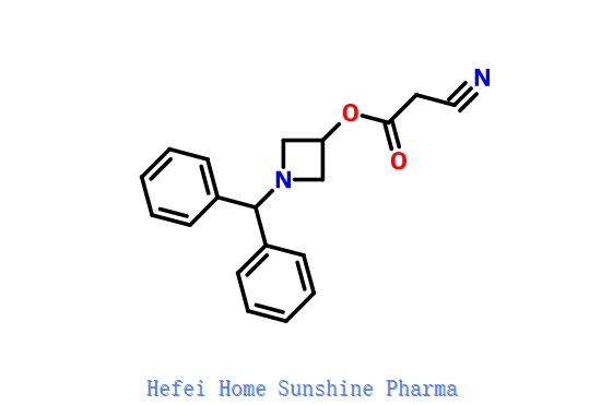 2-syaanietikkahappo 1- (difenyylimetyyli) -3-atsetidinyyliesteri CAS 116574-14-2