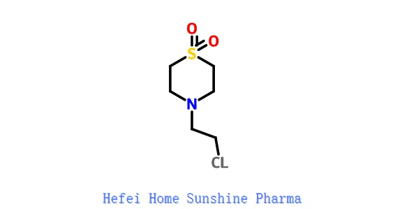 4- (2-kloorietyyli) tiomorfoliini-1,1-dioksidi CAS 55160-66-2