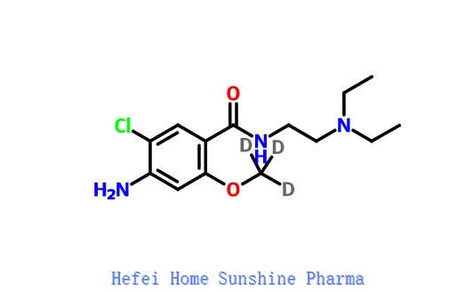 4-amino-5-kloori-N- (2- (dietyyliamino) etyyli) -2-metoksibentsamidi CAS 364-62-5