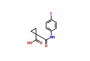 1-(4-fluorifenyylikarbamoyyli)SYKLOPROPAANIKARBOKSYLIHAPPO CAS 849217-48-7