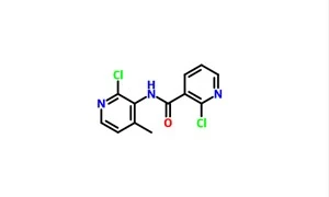 2-kloro-N-(2-kloro-4-metyylipyridin-3-yyli)nikotiiniamidi CAS 133627-46-0