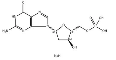 2'-deoksiguanosiini 5'-monofosfaatti dinatriumsuolaa CAS 33430-61-4